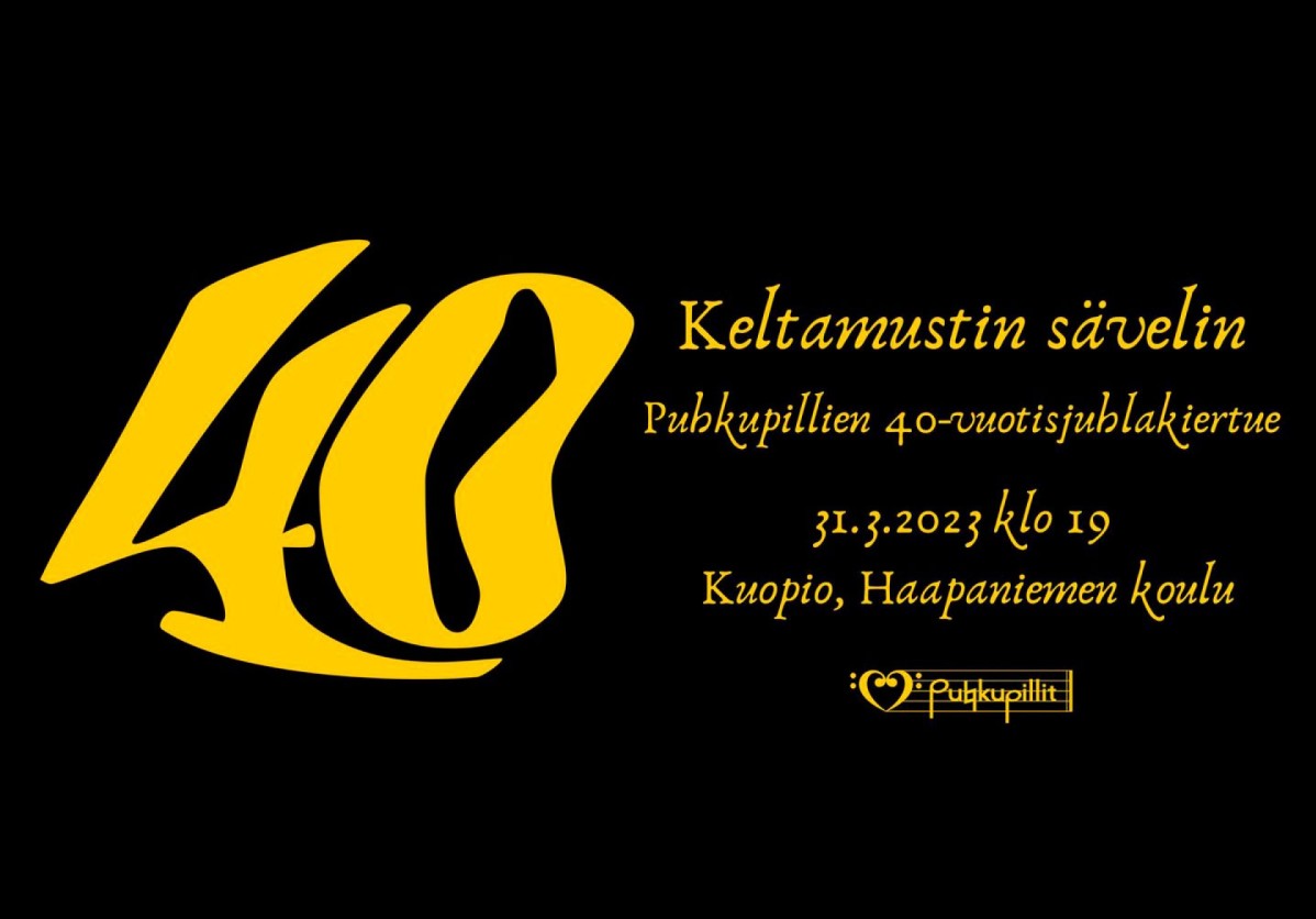 Keltamustin sävelin - Puhkupillien 40-vuotisjuhlakiertue Kuopiossa