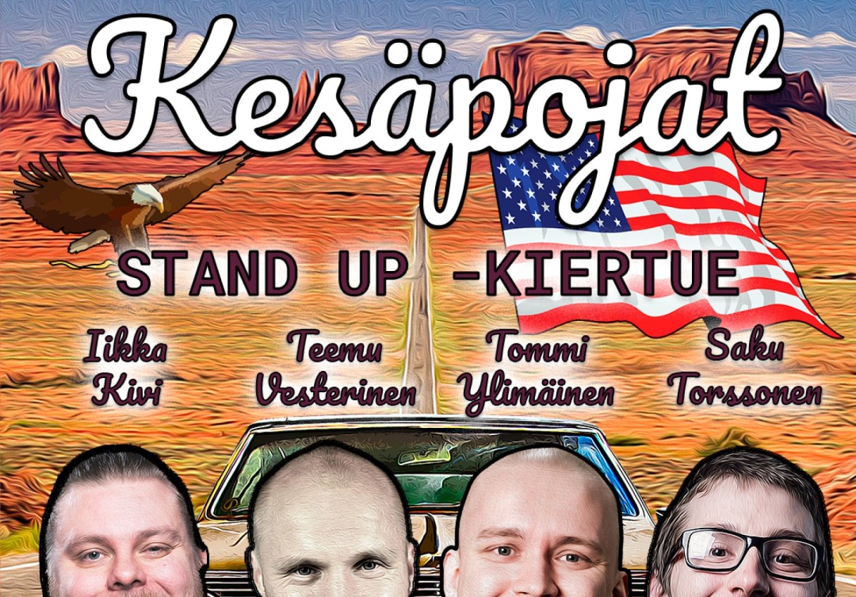 Kesäpojat Stand Up -kiertue | Kesä 2023 | Kuopio