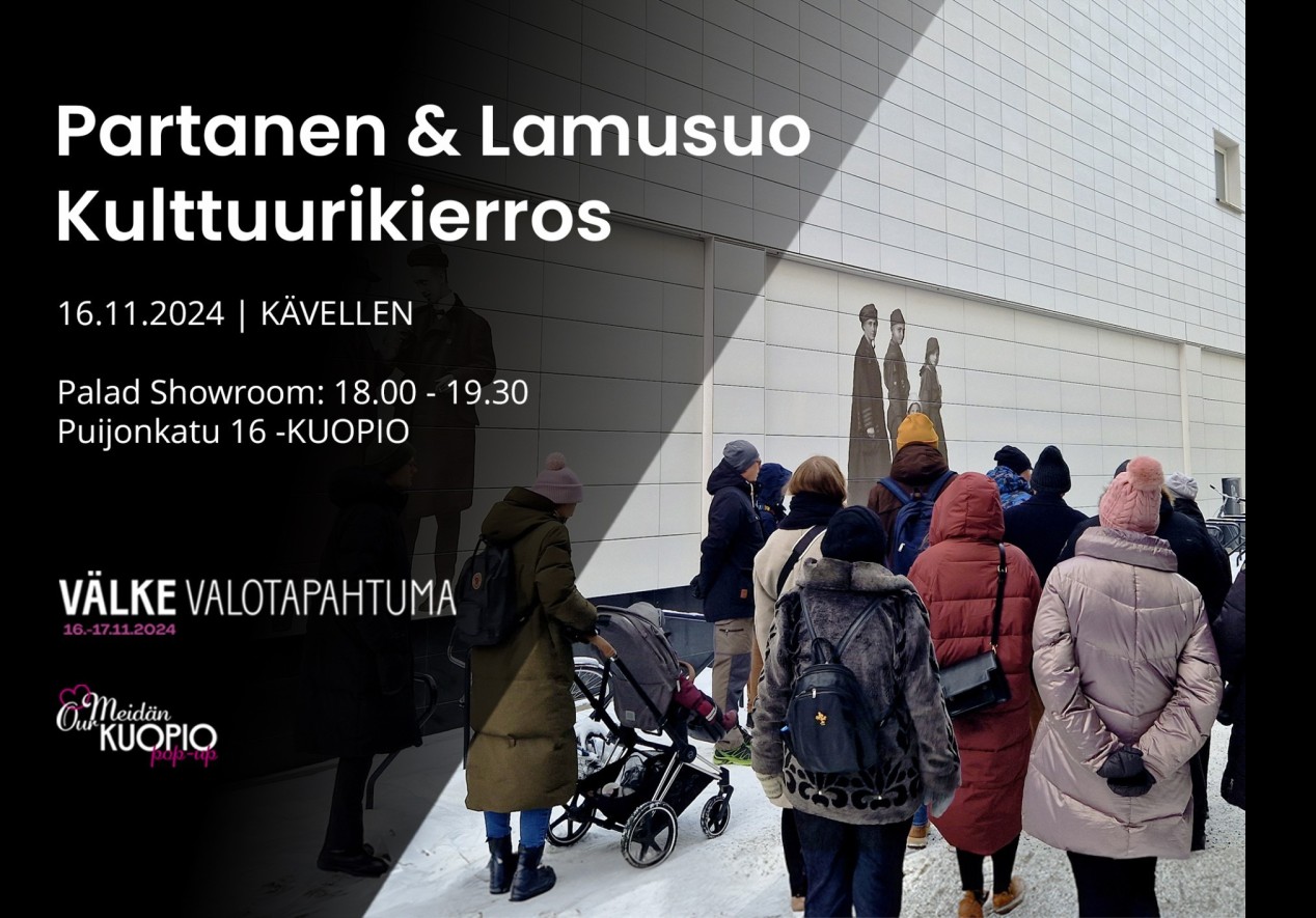 Partanen & Lamusuo kulttuurikierros kävellen.