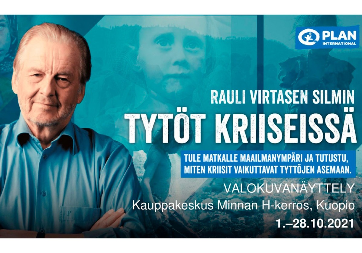 Rauli Virtasen silmin: Tytöt kriiseissä -valokuvanäyttely Kuopiossa