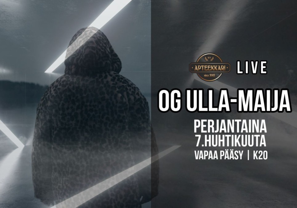 Apteekkari LIVE: OG ULLA-MAIJA