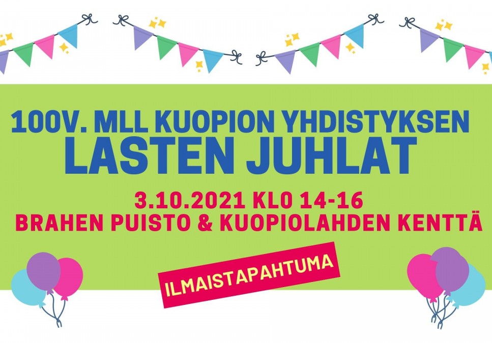 100v. MLL Kuopion yhdistyksen lasten juhlat