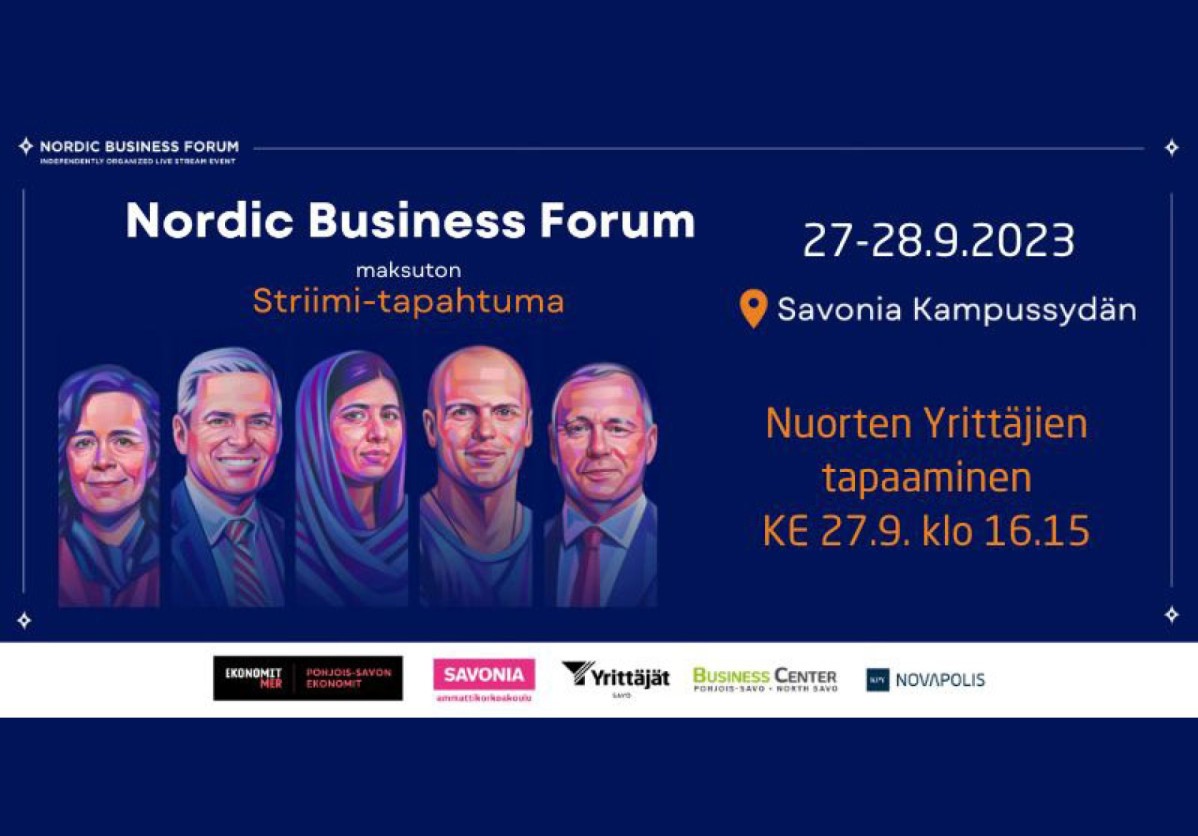 Nordic Business Forum 2023 -striimitapahtuma Kampussydämessä