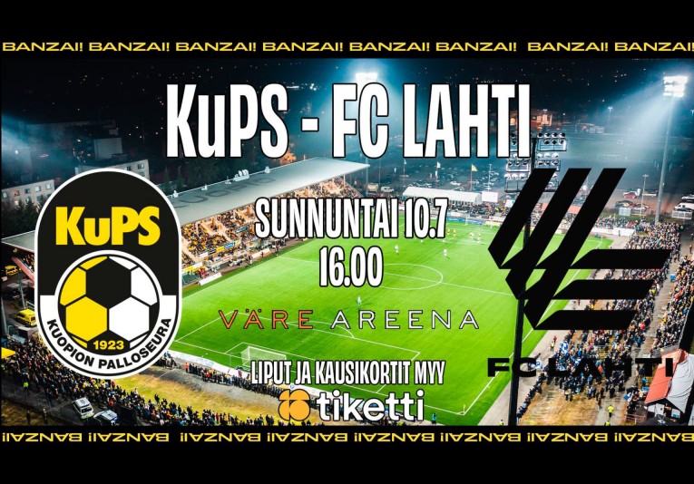 Veikkausliiga: KuPS-FC Lahti