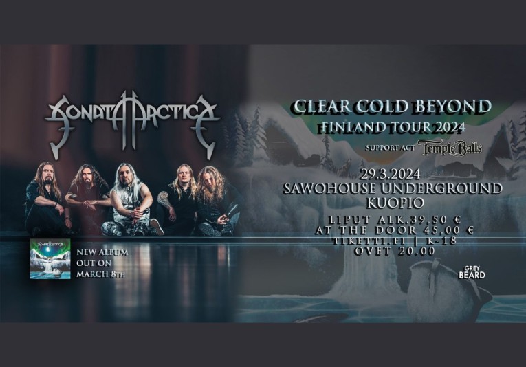 Sonata Arctica -  Clear Cold Beyond Finland Tour 2024